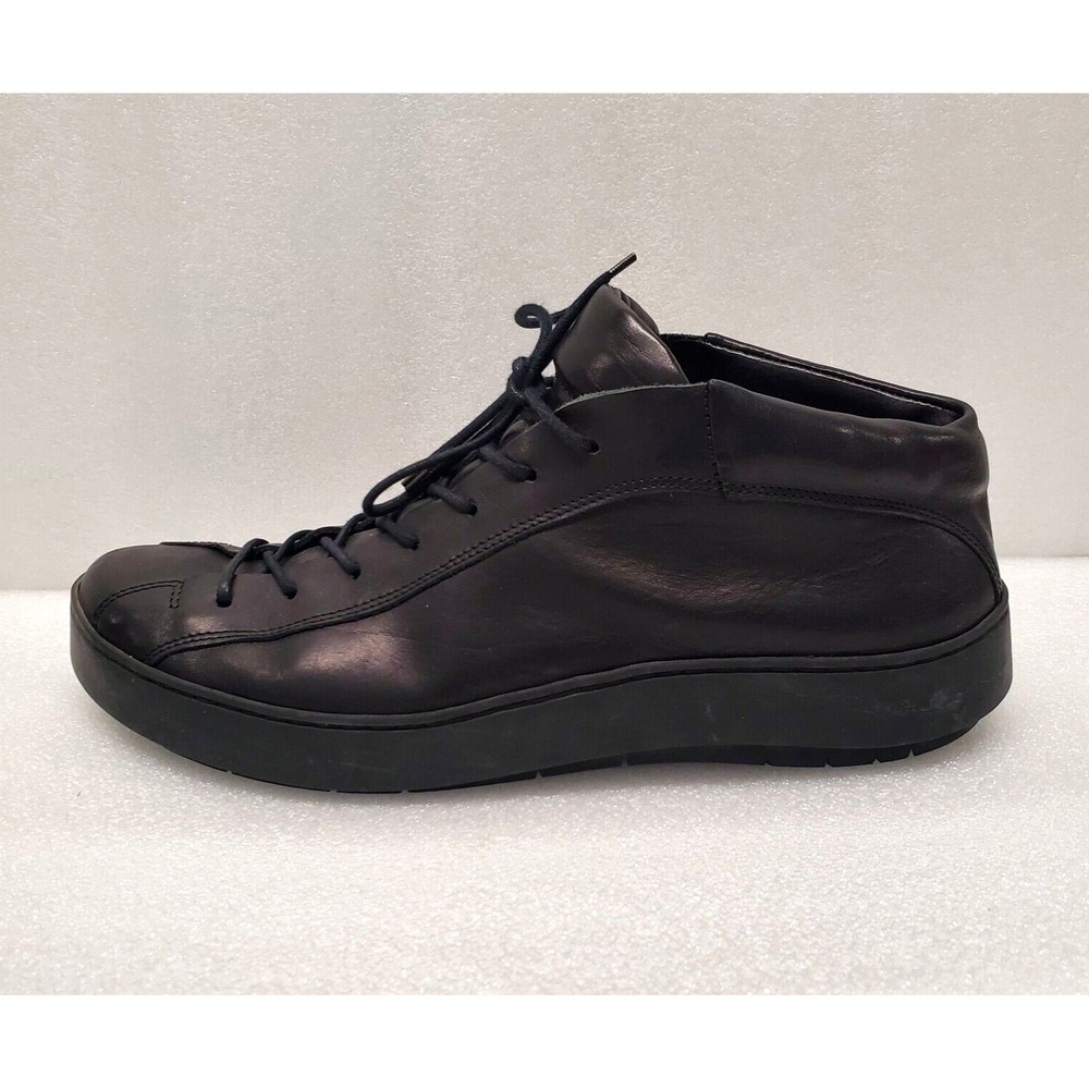 Trippen Swan Hop Shoes Sneakers Black Waw Leather Size 45 EUR US 10.5 UK 10